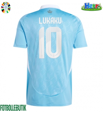 Belgien Romelu Lukaku #10 Bortatröja EM 2024 Kortärmad